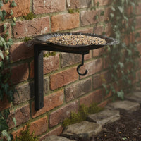 Wall Mounted Bird Feeder Vintage Design Garden Decor Weather-Resistant for Patio