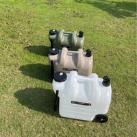 Portable Camping Water Tank with Wheels and Faucet