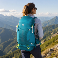 Large 32L Nylon Hiking Rucksack Lightweight Waterproof Outdoor Sports Backpack