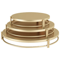 Gold Wedding Dessert Stand and Fruit Plate Set