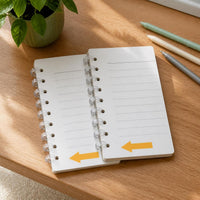 American Splatter Animal B5 Loose-Leaf Notebook for Students, Detachable Ring Coil, Thickened A5 Diary