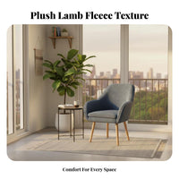 Upholstered Armchair Ergonomic Design Upholstered Tub Chair Long-Lasting Frame