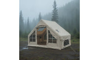 Triangular Inflatable Tent Inflatable Tent with Skylight Quick Setup Inflatable Cabin Tent Inflate Tear-Resistant for Camping