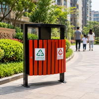 outdoor waste bin