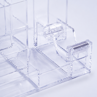 Drawer Desktop Storage, Name Card Holder, Semi-transparent Plastic Pen Holder, Office Worker, Office Supplies, Stationery, Storage Box