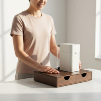 Wooden Coffee Capsule Holder Space Saving Coffee Pod Storage Drawer for Kitchen