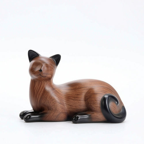 Pet Remains Urn Home Decor Animal-Shaped Urn Natural for Remembrance Corner