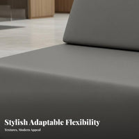 Geometric Block Sofa Set Unrestricted Combination Business Furniture High-Density Foam Transformable Design for Business Owners
