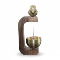 Hanging Bell Ornament Long-Lasting Wooden Bell Reusable for Indoor Display