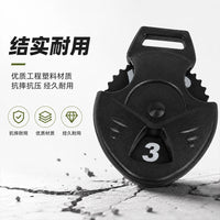 高尔夫球杆木杆套吊牌旋转切换通用款塑胶数字吊牌golf球场配件