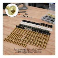 195 Pieces Colored Motorcycle Bolt Kit 304 Stainless Steel Motorcycle Fairing Bolt Kit Sportbike Bodywork Screw Set for Competition Rides
