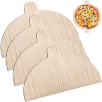 4-Pack Wooden Pizza Peel for Pizza Oven