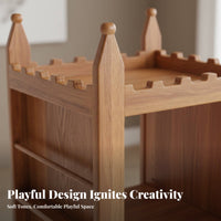 Rotating Castle book organizer Multi-Functional Storage kids' Furniture Space-Saving Easy to Assemble for Toddlers