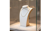 Necklace Bust Display Stand Solid Wood Base Necklace Display Bust Elegant Design Mannequin Neck Stand for Vendors