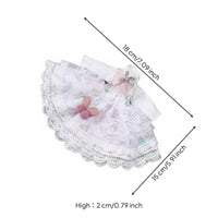 BJD Doll Dress Pastel Colors 1/6 Doll Dress Bow Detail Miniature Apparel for Display