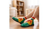 Oversized Clown Shoes Jumbo Carnival Clown Shoes Glossy Shiny for Clowns, Performers, Cosplayers, Stage Shows, Halloween