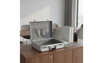 Combination Lock Case Keyless Security Aluminum Briefcase Metal Frame for Office