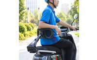 Backrest with Clamp Mount Adjustable Scooter Backrest Support Padded Ergonomic for Commuters, Scooters