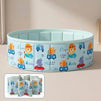 Collapsible Foldable Pool Easy-Draining Foldable Swimming Pool Portable Quick Setup for Children, Toddlers, Backyard, Patio, Indoor