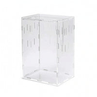 Reptile Enclosure with Rotating Lock Clear Acrylic Reptile Enclosure Flat-Pack