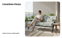 Wood Frame Armchair mid-centuryera Modern Design Accent Chair Signature Aesthetic Wide Seat for Adults, Office Managers