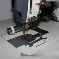 Metal Elastic Stand Bracket Polished Sewing Machine Bracket with Roller Arm Compact Elastic Guide Stand Brand New for Tailors