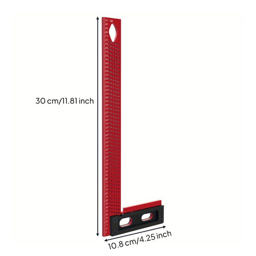 L-Shaped Marking Ruler Clear Markings Parallel Marking Gauge Lightweight