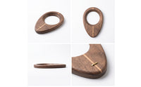 Wood Coffee Dripper Stand Minimalist Pour-over Coffee Dripper Stand Low-Profile Strainer Holder for Office Desk