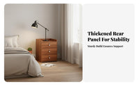 Nightstand with Drawers Modern and design Bedside Cabinet Multi-Functional for Office
