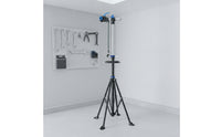 Adjustable Height Cycle Repair Stand Tripod Bike Repair Stand with Tool Tray Compact Steady for Workshop