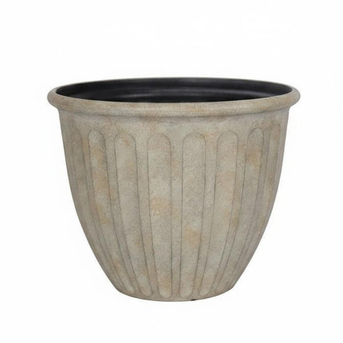 Deep Roman Style Planter Decorative Classic Roman Flower Pot Lightweight Large Planter for Patio, Yard