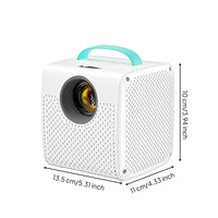 Portable Mini Display Device Compact Cube Display Device for Movie Nights, Bedroom