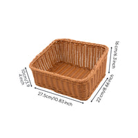 Woven Storage Basket Sturdy Household Item Portable