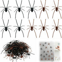 10pcs 3D Spider Fridge Magnets Halloween Simulation Spider with Magnet Removable Decoration WT26617