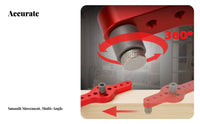 2 in 1 Function Self Centering Dowel Jig Adjustable Self-Centering Dowel Jig Easy to Use for Furniture Makers, Woodworkers, Joinery, Jobsite