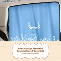 Car Window Shade blocks sun