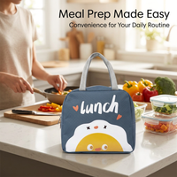 Insulated Lunch Box for Work, Lunch Box for School, Lunch Box for Travel, Cartoon Insulated Tote Bag, Thermal Bag for Snacks