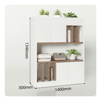 Office Partition Cabinet Modern Minimalist Design Workstation Divider Cabinet Easy to Install Standing Partition Screen for Interior Designers