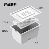 乌龟保温盒发色专用养龟缸孵化饲养箱黄缘龟蛋龟育苗隔离盒沉淀板