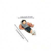 Park Scene Figure 3D Printed Diorama Figure Hand-Painted Model Accessory