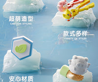 儿童玩雪工具小鸭子夹雪神器雪球夹子堆雪人模具下打雪仗玩具装备.