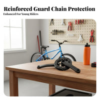 children's Bike Crankset Double Chain Guard 152mm Crank Lever Set Aluminum Alloy Crankset Lightweight Aluminum Alloy Crank Lever