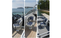 Boat Mariners Chair Foldable Seating Upholstered for Captains, Speedboats