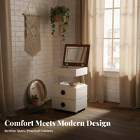 raiseTop Makeup Table Height-Adjustable Bedroom Furniture Multifunctional Space-Saving for Students, Apartment