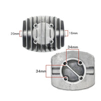 Direct Connect Air Compressor Cylinder Head Metal Body Reciprocating Compressor Head Cooling Fins Valve Plate Gasket for Repair Shop, Workshop