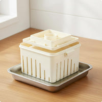 Plastic Tofu Mold Sturdy Tofu Creator Mold Even Pressing for Home