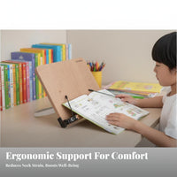 Adjustable literature Easel Foldable Laptop Riser Multi-Functional for Home, Cooks