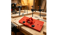 Hinge Guide with Clamps Compact Guide Easy-to-Install Tool for Woodworkers, Home Improvement Hobbyists, Workshop