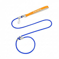 Soft Lining Reinforced Stitching Leash with Metal Hardware Braided Rope