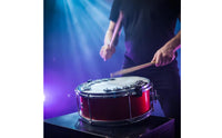 Crisp Sound Drum Rim Tambourine Easy Mount Snare Drum Jingle Loop Lightweight for Percussionists, Live Performance, Studio Recording, Stage